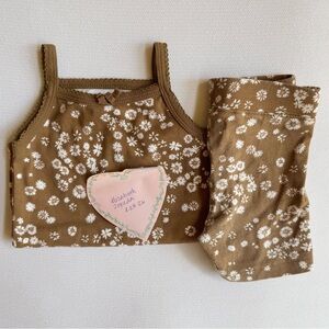 Jamie Kay Daisy floral singlet and short set